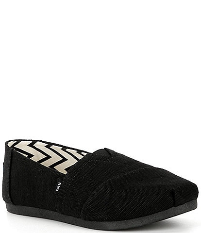 TOMS Women's Classic Alpargata Heritage Canvas Slip-Ons