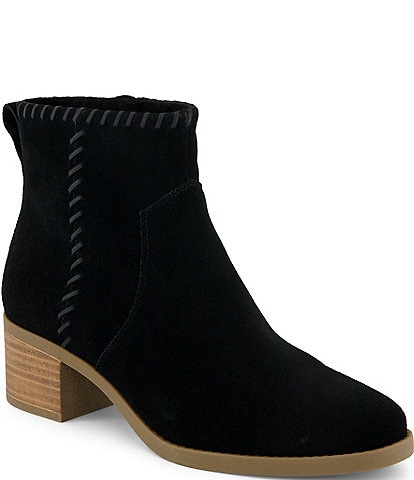 TOMS Women's Delilah Water Repellent Suede Booties