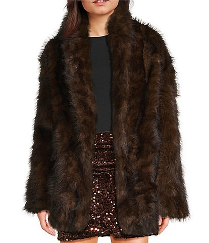 TOPSHOP Faux Fur Jacket