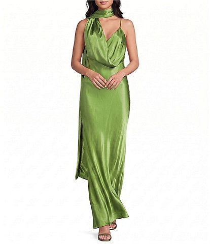 TOPSHOP Satin Slip Maxi Dress