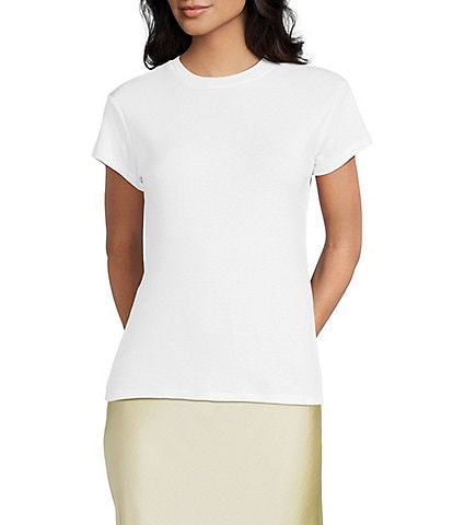 TOPSHOP Short Sleeve Everyday Knit T-Shirt