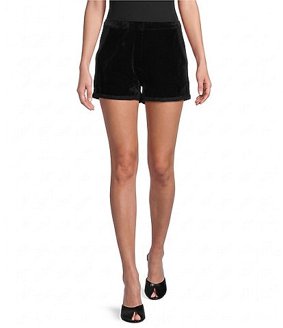 TOPSHOP Velvet Coordinating Shorts