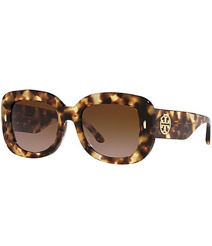 Tory Burch Women's 0TY7170U 51mm Gradient Rectangle Sunglasses