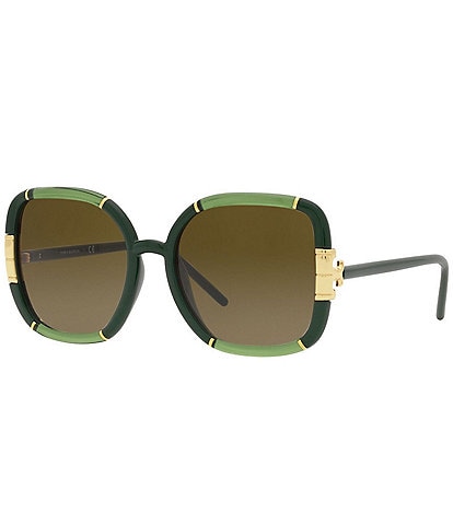 Tory Burch Women's 0TY9071U 57mm Gradient Square Sunglasses