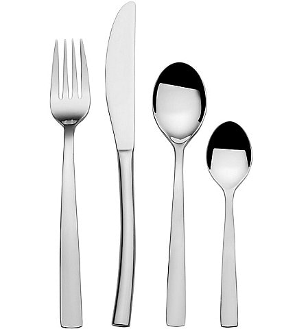 Towle Silversmiths Merion 16-Piece Stainless Steel Flatware Set, Service for 4