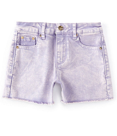 Tractr Big Girls 7-16 Colored High-Waisted Denim Short