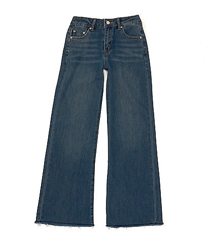 Tractr Big Girls 7-16 Wide Leg Jeans