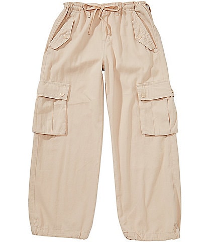 Tractr Big Girls Pull-On Cargo-Pocket Pants