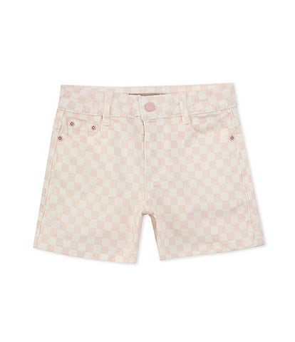 Tractr Little Girls 2T-6X Checked Shorts