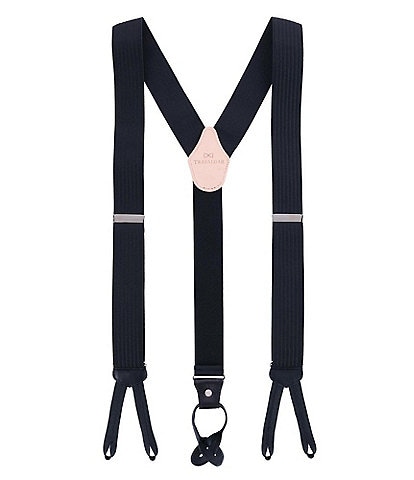 Trafalgar Regal Vertical Striped Formal End Suspenders