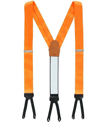 Trafalgar Sutton Solid Color Silk Formal End Suspenders