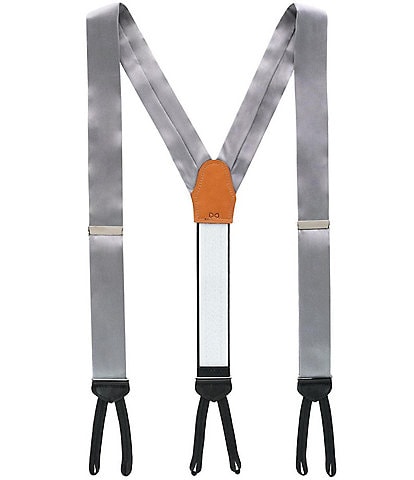Trafalgar Sutton Solid Color Silk Formal End Suspenders