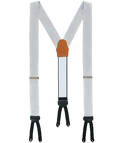 Trafalgar Sutton Solid Color Silk Formal End Suspenders