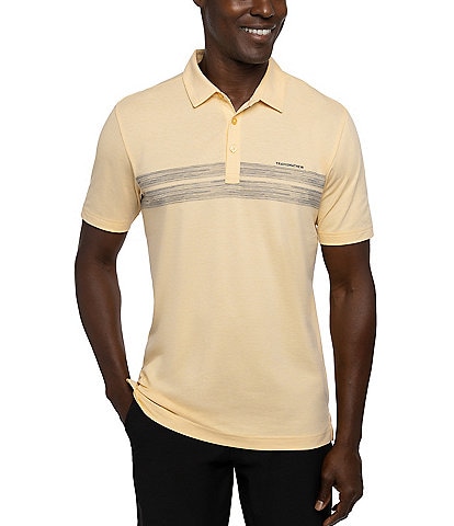 pale yellow golf shirt