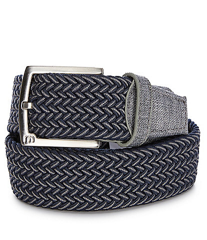 Woven Stretch-Knit Belt
