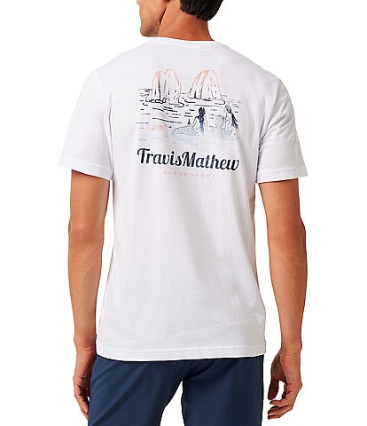 TravisMathew Cloudless Sky Short Sleeve T-Shirt