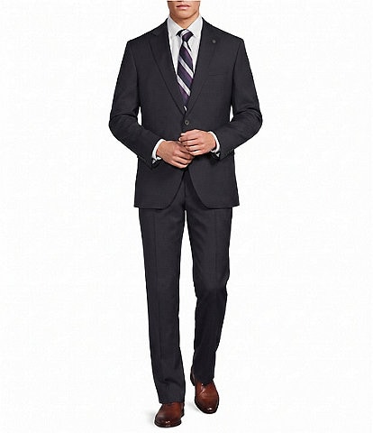 TravisMathew Evan Modern Fit Flat Front Graphic Checked 2-Piece Suit