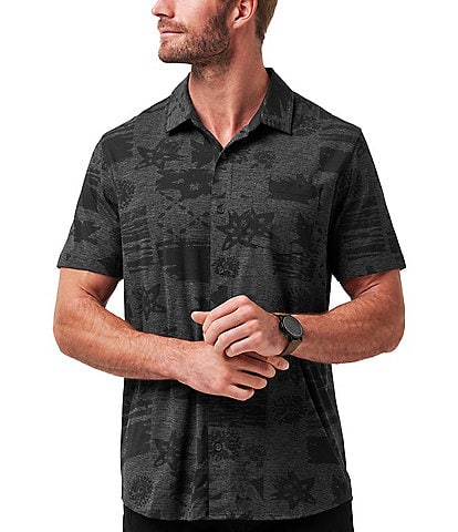 TravisMathew Gravitation Short Sleeve Woven Shirt