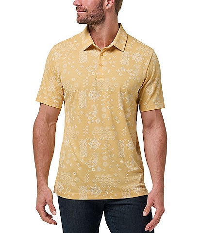 TravisMathew Inbound Plane Short Sleeve Polo Shirt