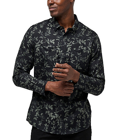 TravisMathew Searchlight Long Sleeve Woven Shirt