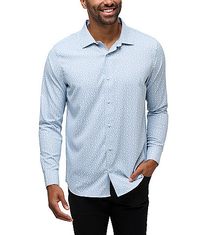 TravisMathew Stretch Country Mile Long Sleeve Woven Shirt