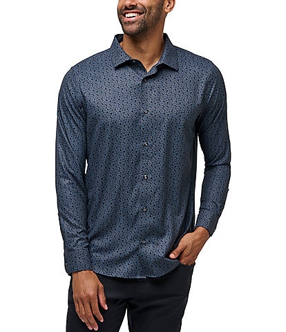 TravisMathew Stretch Country Mile Long Sleeve Woven Shirt