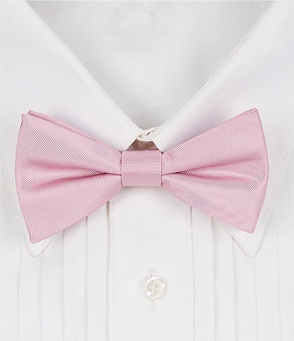 Tre Vero Solid Pre-Tied Bow Tie