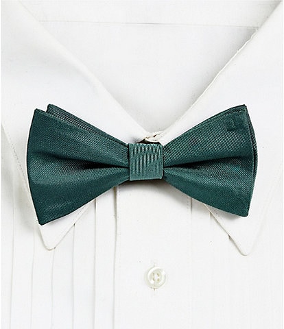 Tre Vero Solid Pre-Tied Bow Tie