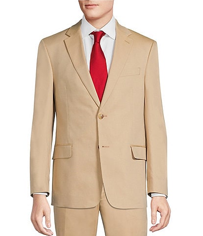 Tre Vero Tan Cotton Suit Jacket