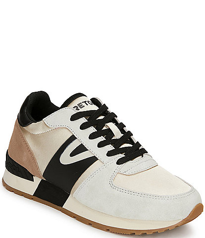 Tretorn Loyola Suede And Fabric Lace-Up Sneakers