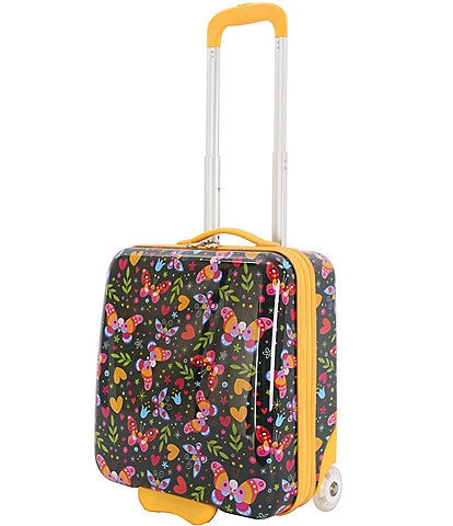 Triforce Kids 18#double; Hardside Butterfly Print Carry-On Luggage