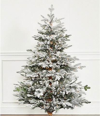 Trimsetter 5.5-ft. Flocked Himalayan Fir LED Pre-Lit Christmas Tree