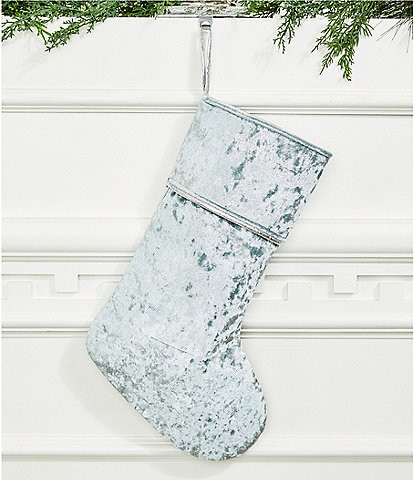 Trimsetter Luxe Lodge Collection Crushed Velvet Stocking