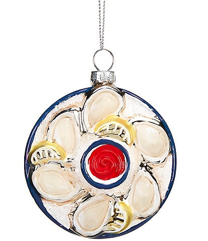 Trimsetter Merry Mardi Gras Collection Oyster Platter Ornament