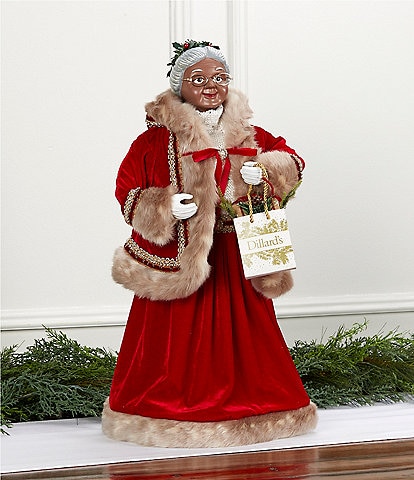 Trimsetter Shopping at Dillards African American Mrs. Claus Figurine