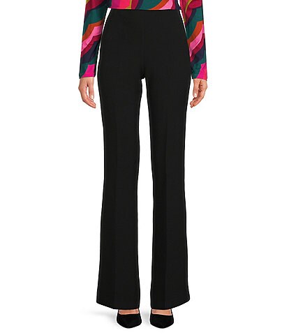 Trina Turk Chimayo High Waisted Flat Front Flare Leg Pants