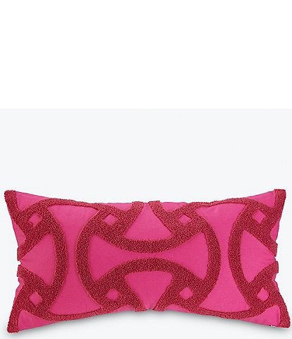 Trina Turk Embroidered Tufted Rectangular Pillow