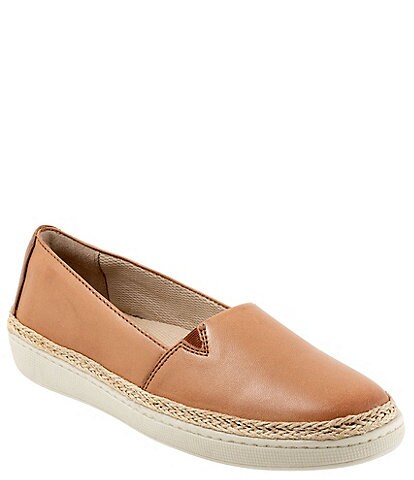 Trotters Accent Espadrille Leather Slip-Ons