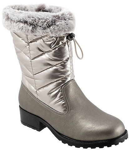 Trotters Bryce Faux Fur Lined Quilted Boots