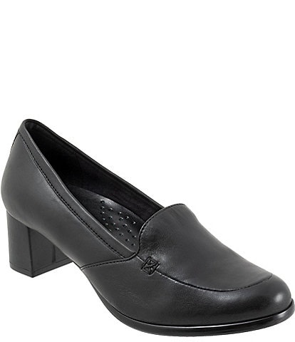 Trotters Cassidy Leather Slip-On Loafer Pumps