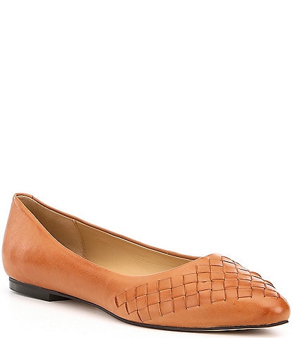 Trotters Estee Woven Leather Flats