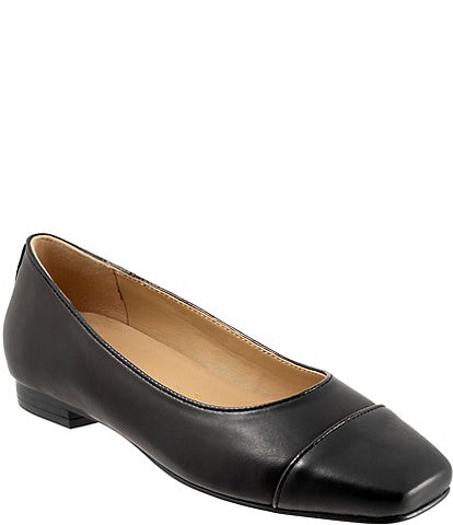 Trotters Harbor Leather Square Toe Flats