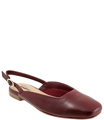 Trotters Holly Leather Slingback Flats
