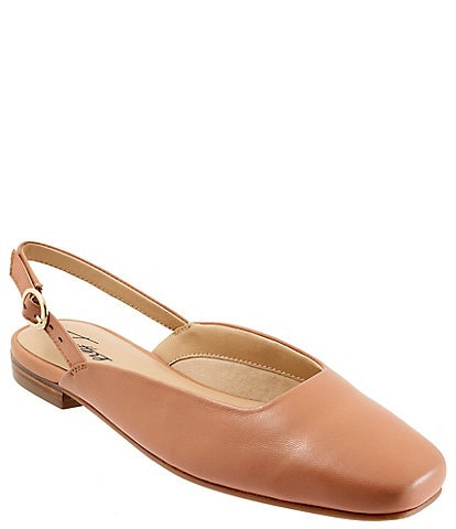 Trotters Holly Leather Slingback Flats