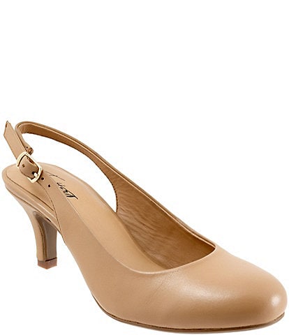 Trotters Lexi Leather Slingback Pumps