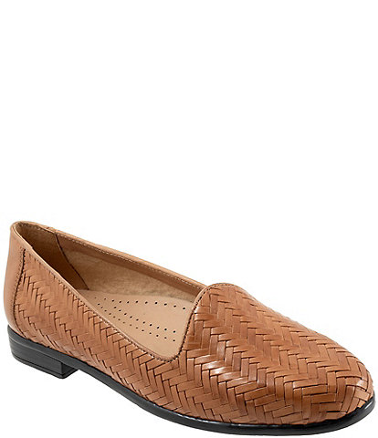 Trotters Liz III Woven Leather Loafers