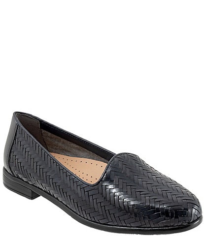 Trotters Liz III Woven Leather Loafers