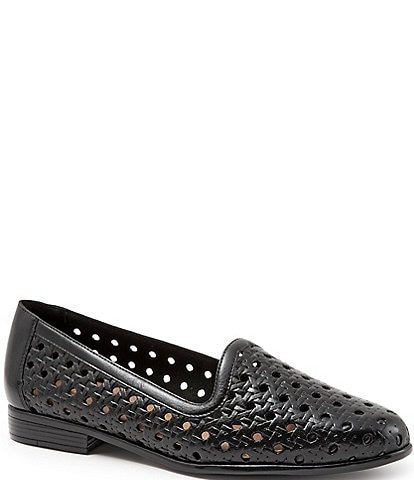 Trotters Liz Woven Leather Loafers