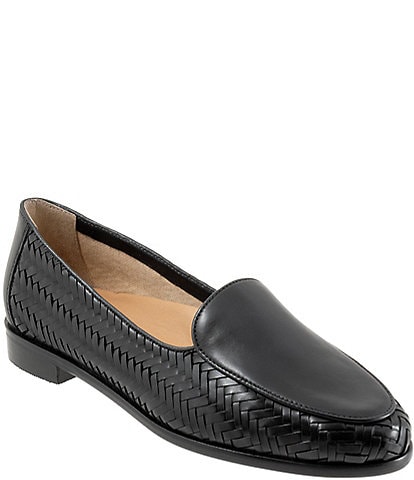 Trotters Lyric Woven Leather Loafers