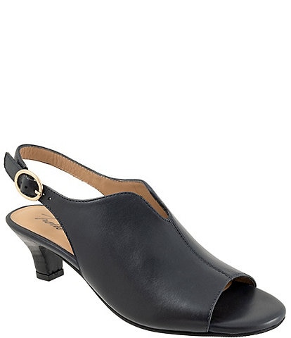 Trotters Norma Leather Slingback Sandals